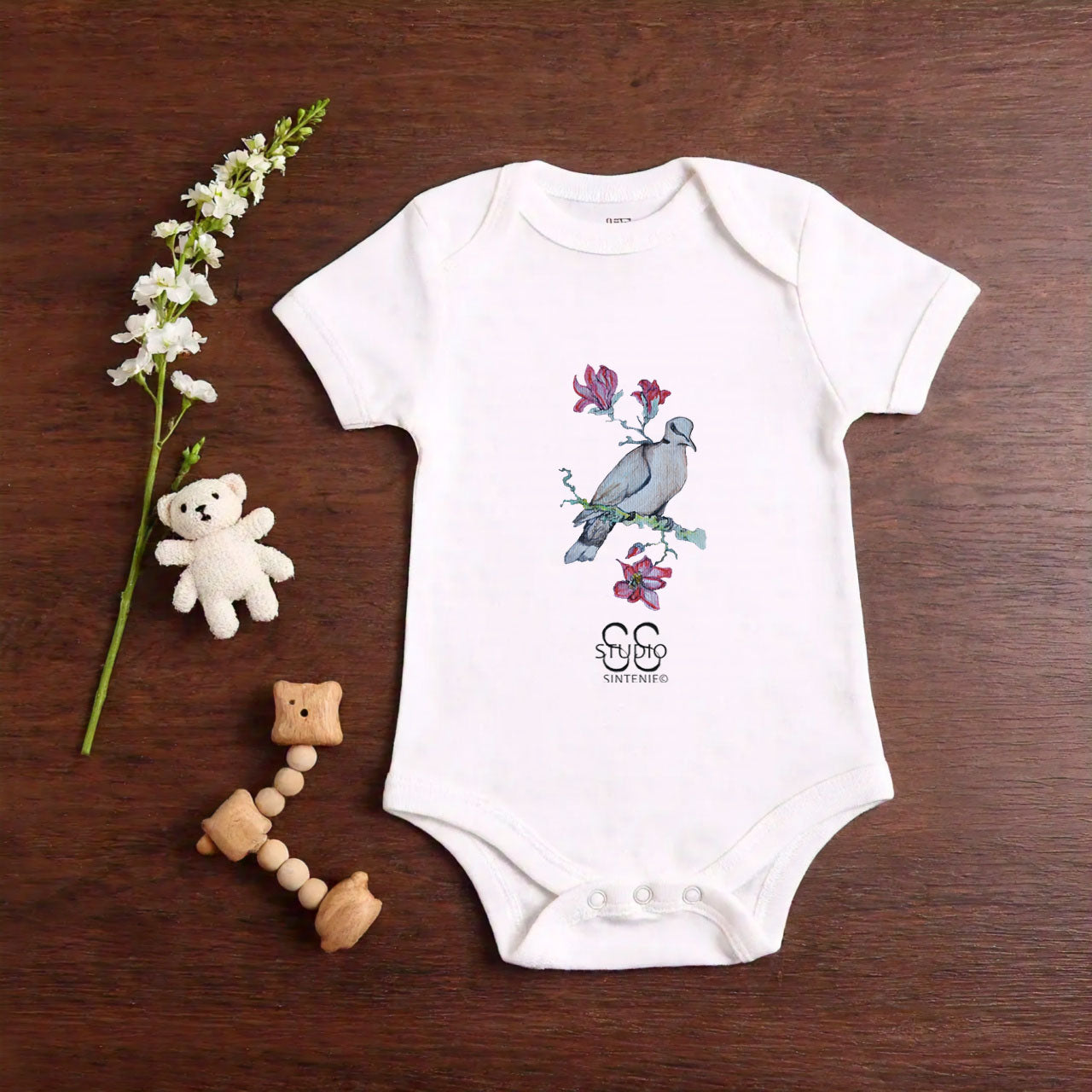 Ring-necked dove Baby Grow